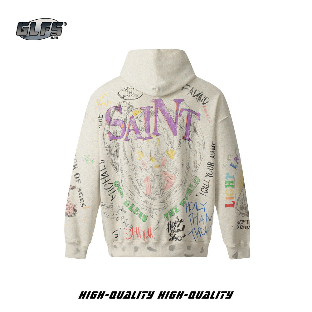 Graffiti Artwork Sketch Hoodie WN26449