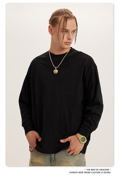 Oversize Washed Long Sleeve T-Shirt WN6052