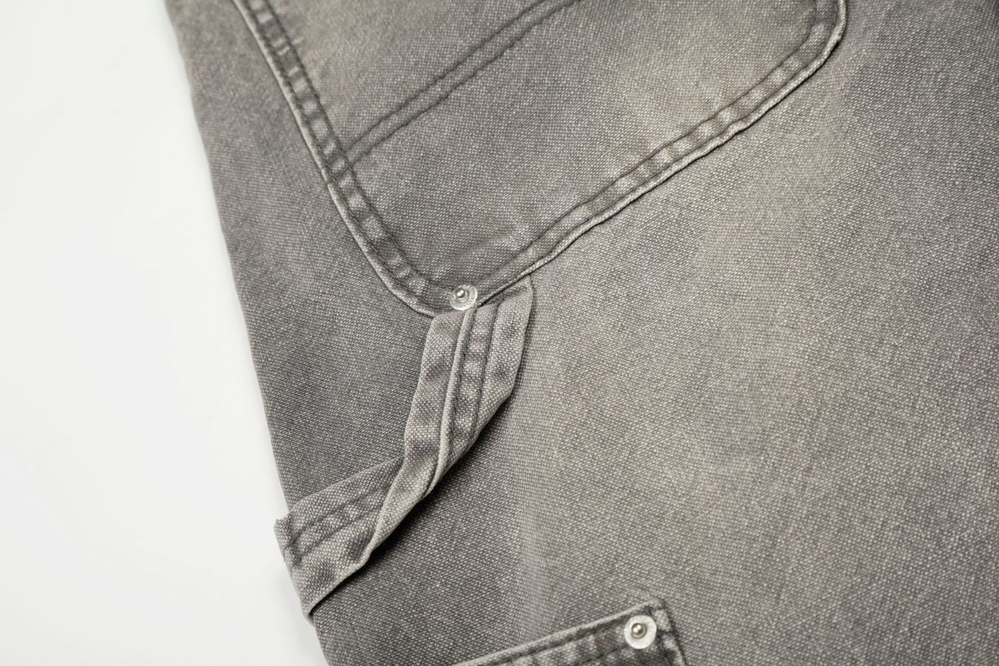 Deconstruction Damage Wide Leg Denim Jeans WN25818