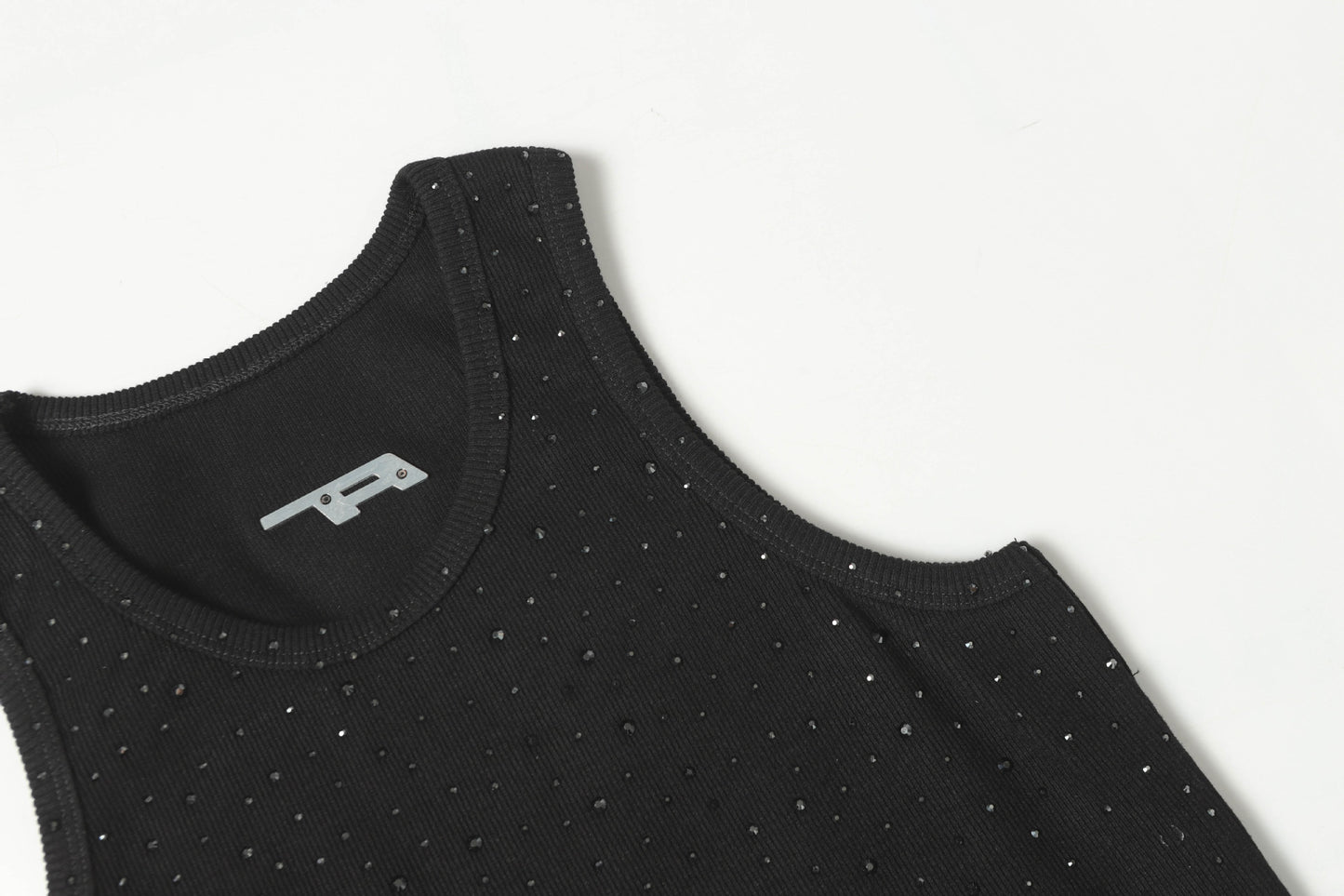 Studs Rhinestone Tank Top WN25551