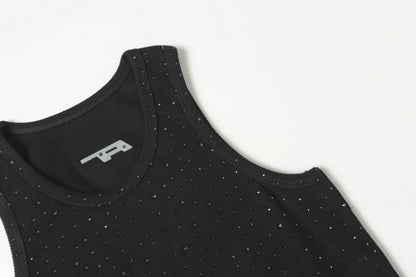 Studs Rhinestone Tank Top WN25551