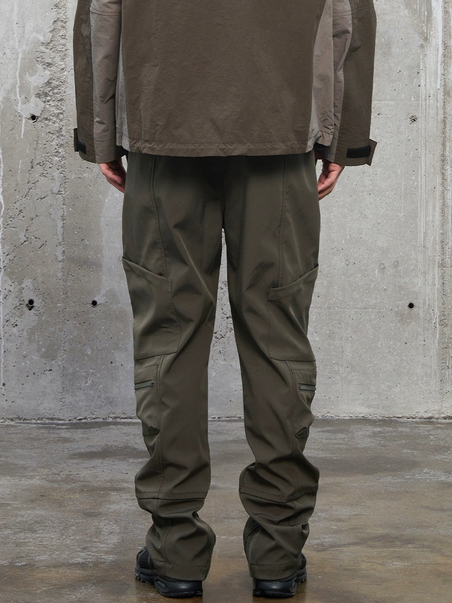 Utility Pocket Zipper-Hem Cargo Pants WN12171