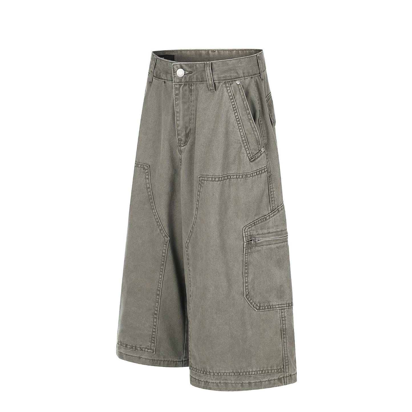 Washed Cargo Half Pants WN25488