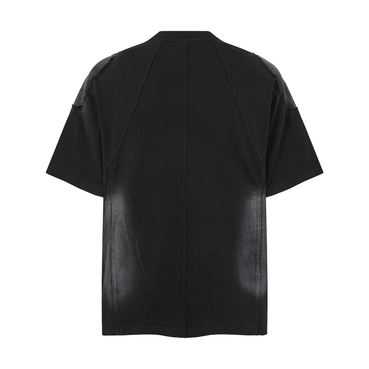 Damage Deconstructed Patchwork Stud Short Sleeve T-Shirt WN26876