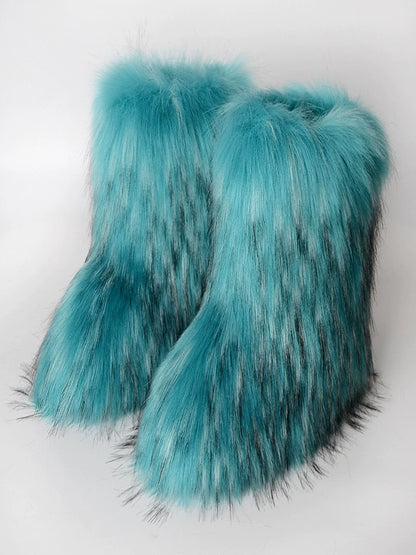 Furry Fleece Boots WN21149-K