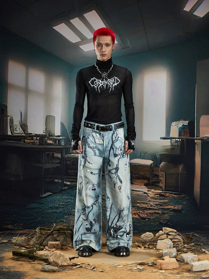 3D Print Denim Jeans WN20555