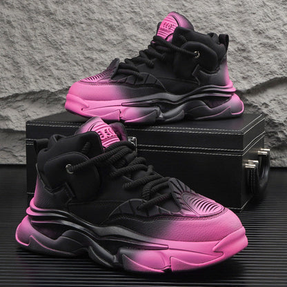Gradient Sole Height-Increasing Dad Sneakers WN24767