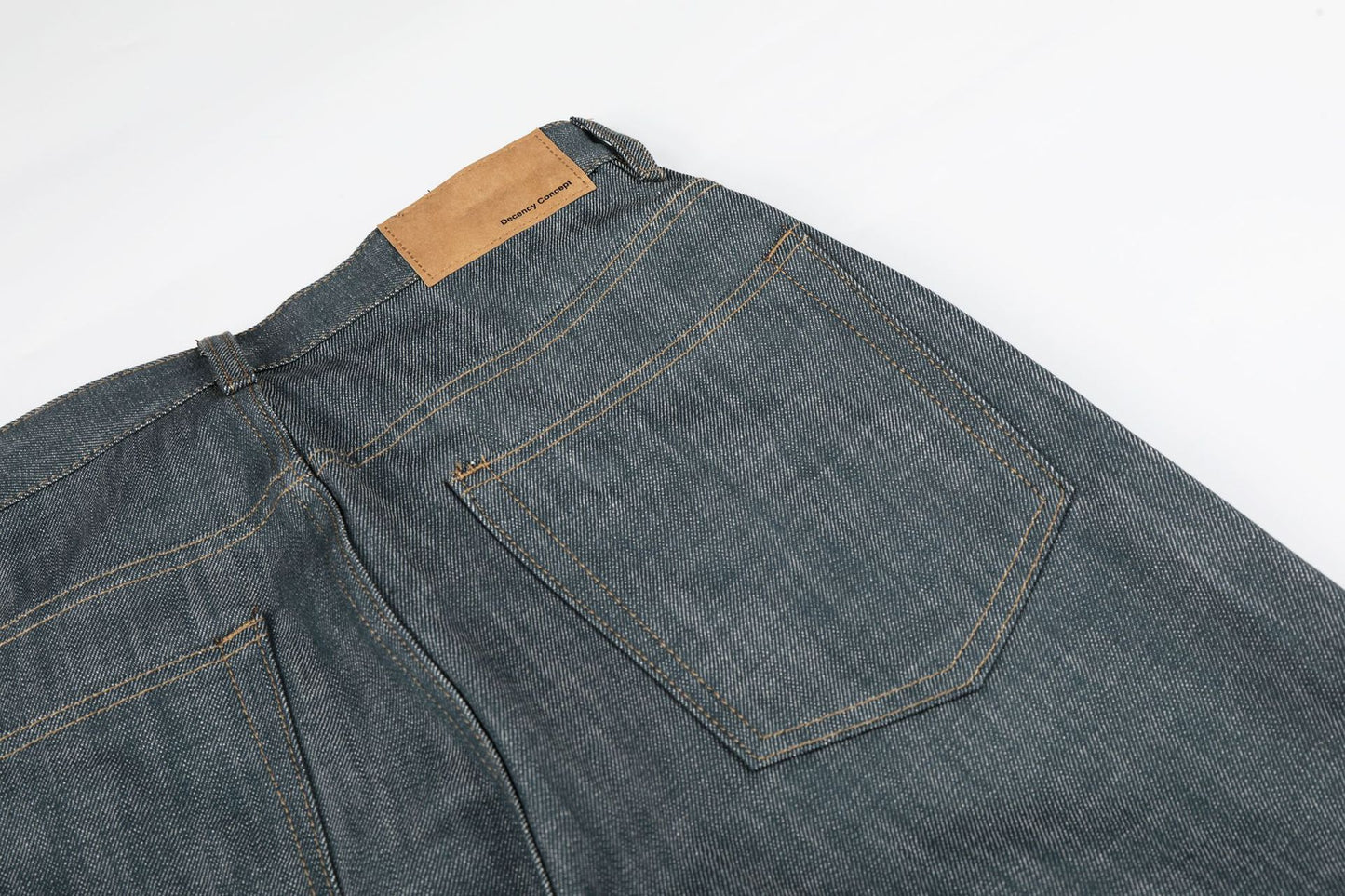 Raw Wide Leg Denim Jeans WN25982