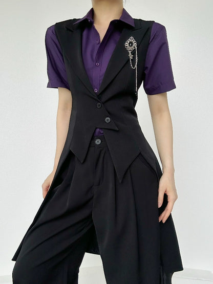 Plain Short Sleeve Shirt WN19634