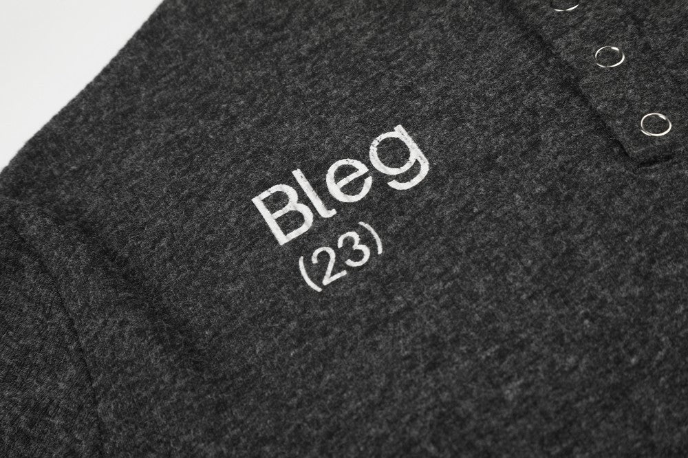 Henley Neck Letter Graphic Long Sleeve T-Shirt WN27965