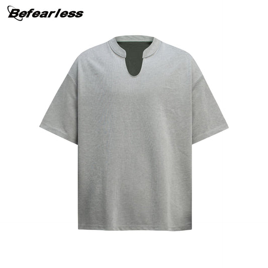 Notch Neck Short Sleeve T-Shirt WN26255