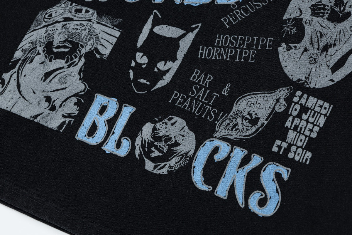 Comic Letter Graphic Short Sleeve T-Shirt WN25845