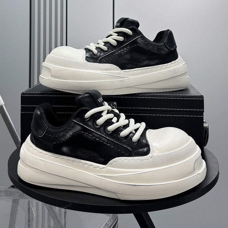 Lace Up Platform Thick Sole Sneakers WN24638