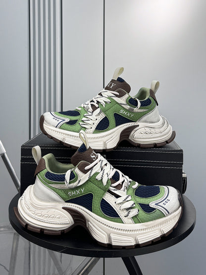 Breathable Platform Height-Increasing Dad Sneakers WN24739