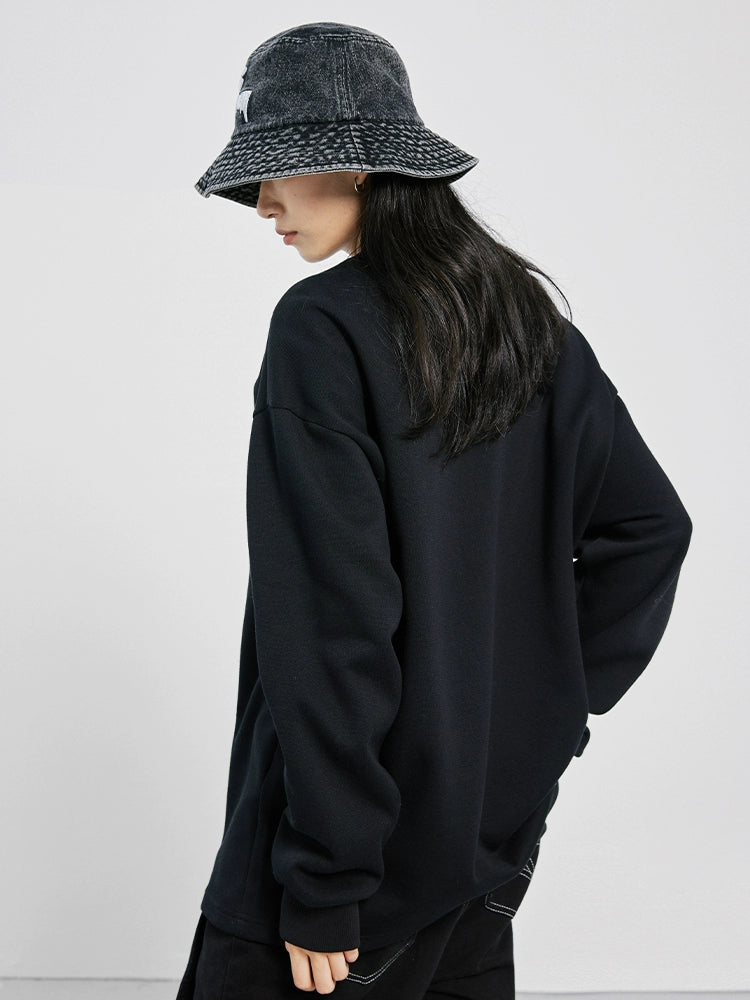 Washed Letter Embroidery Brimmed Hat WN17906