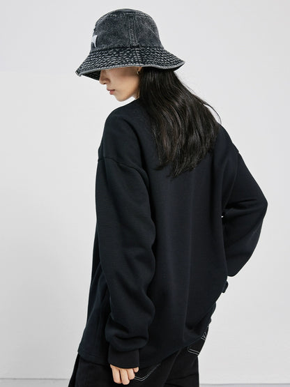 Washed Letter Embroidery Brimmed Hat WN17906