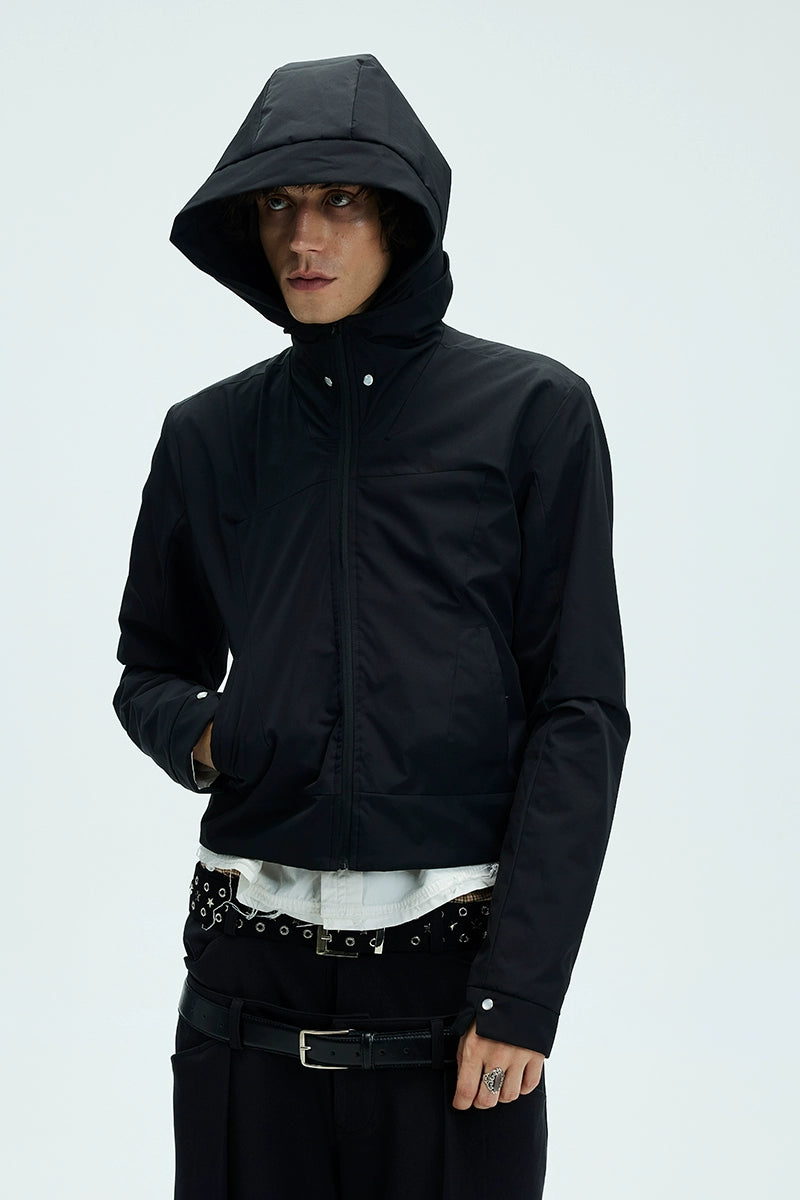 Detachable Hooded High Neck Jacket WN9083