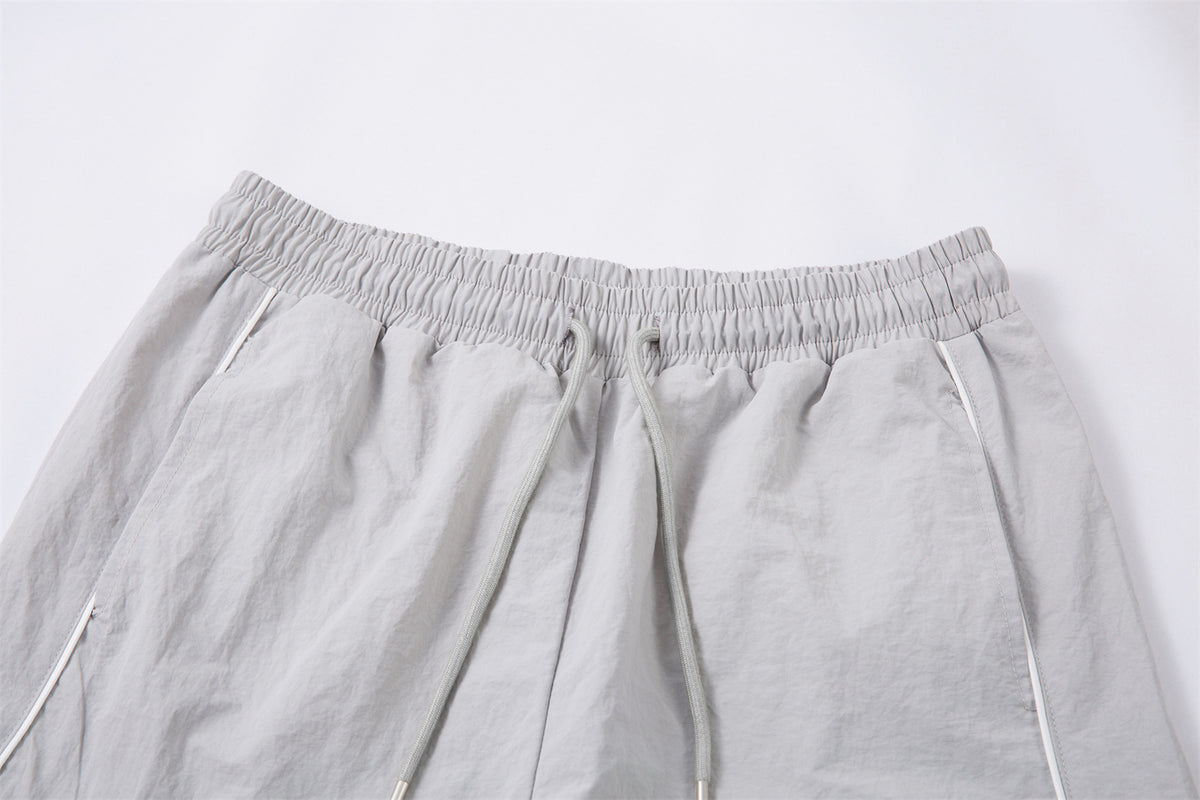 Patchwork Zipper Outdoor Straight Pants WN26926