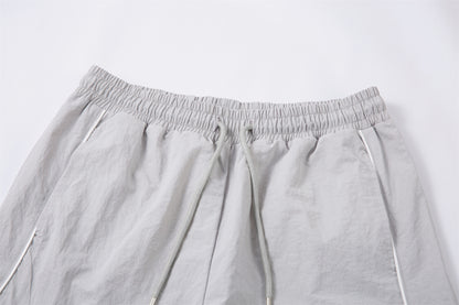 Patchwork Zipper Outdoor Straight Pants WN26926