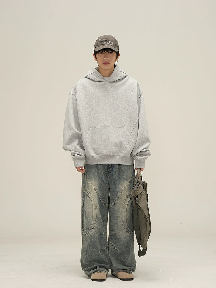 Plain Pullover Hoodie WN16383