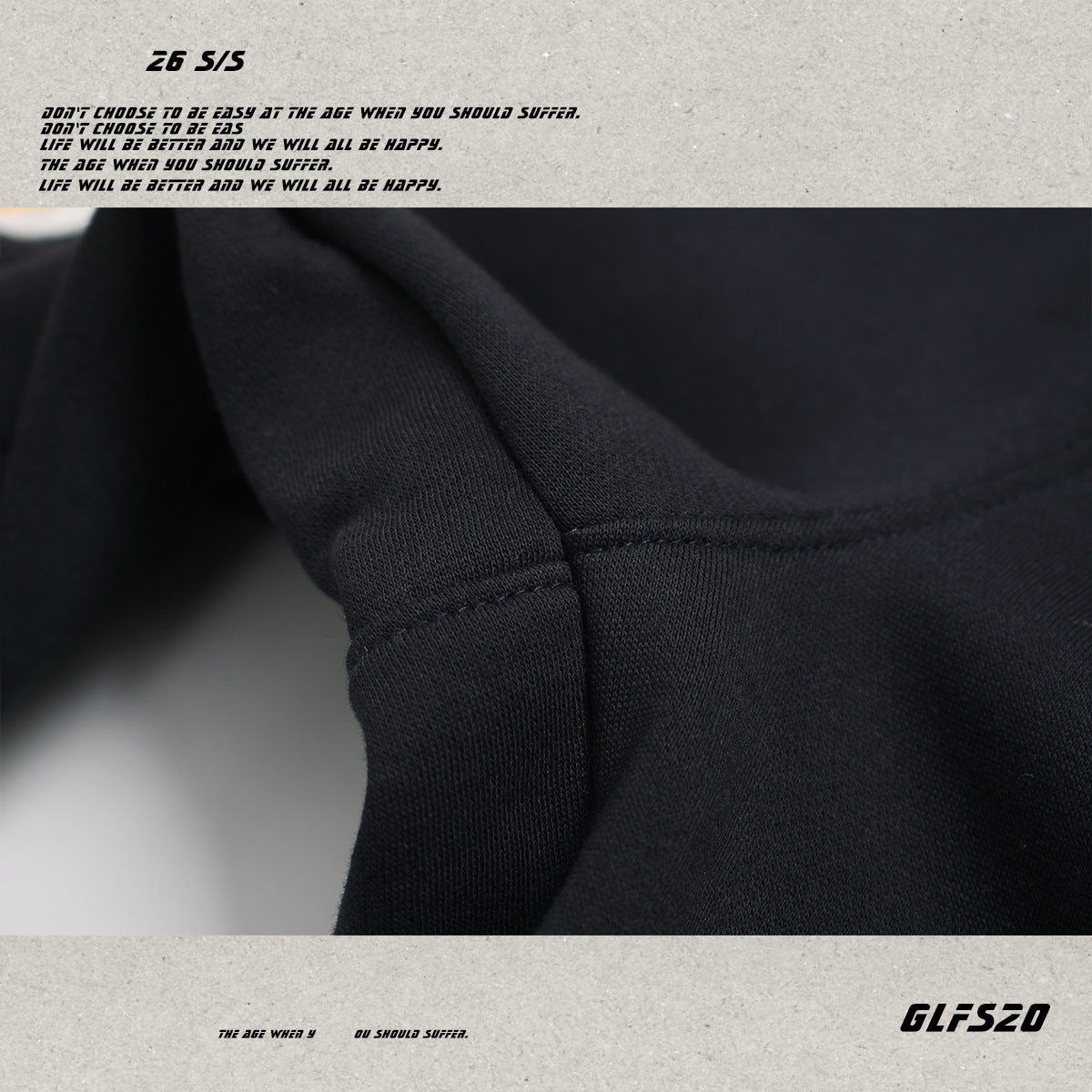 Cracked Letter Print Sweat Pants WN26418