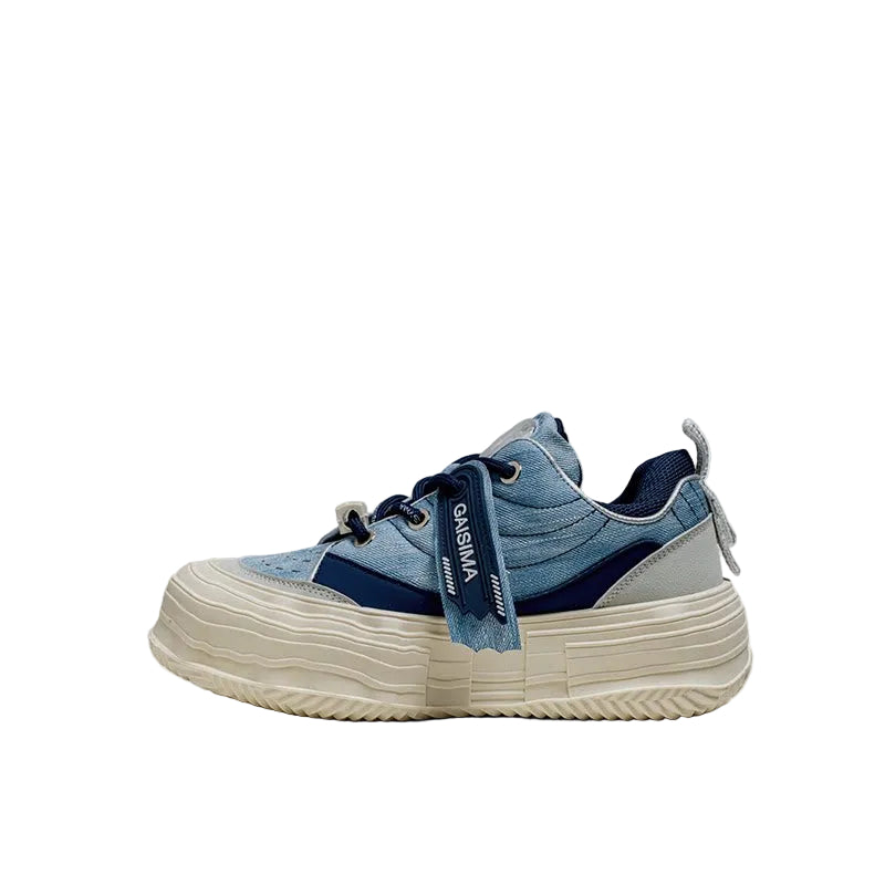 Platform Strap Lace-Up Chunky Sneakers WN23344