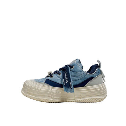 Platform Strap Lace-Up Chunky Sneakers WN23344