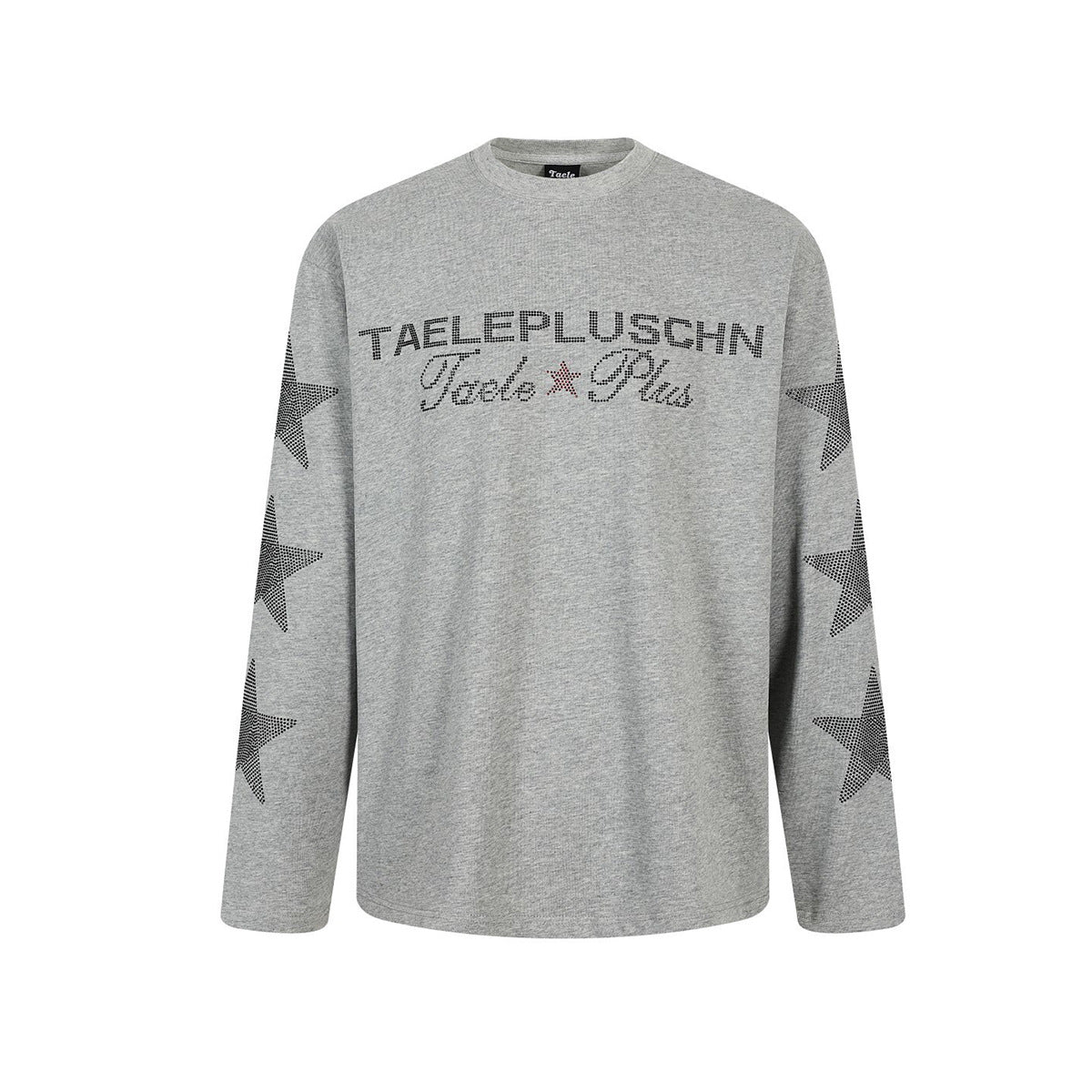 Star Rhinestone Letter Long Sleeve T-Shirt WN25591