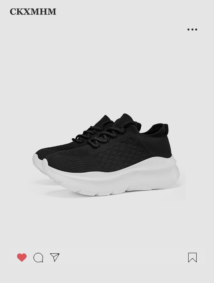 Breathable Mesh Walking Sporty Sneakers WN23376