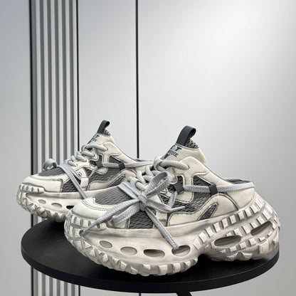 Mesh Thick Sole Dad Sneakers WN24747