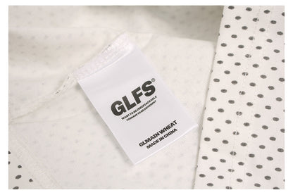 Fake Layered Mesh Number Print Short Sleeve T-Shirt WN26515