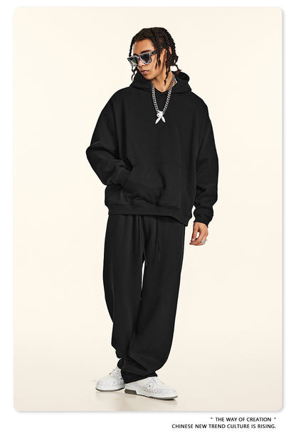 Fleece Lining Oversize Pullover Hoodie WN9938