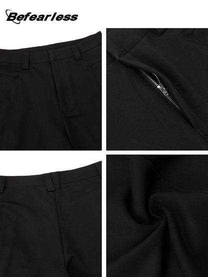 Curved Leg Wide Leg Trousers WN26302