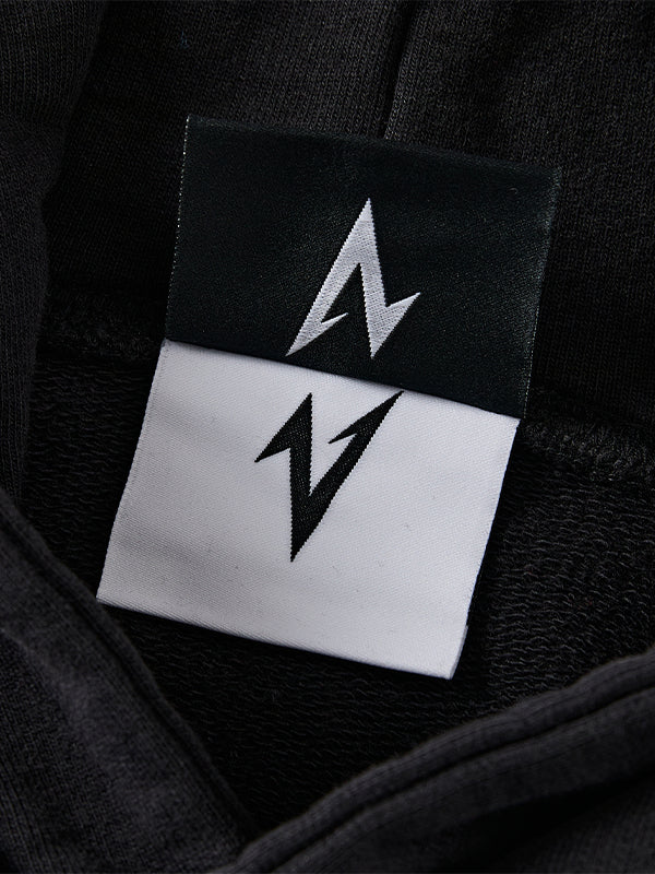 Mix Fringe Design Denim Hoodie WN20982