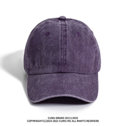 Washed Plain Baseball Cap WN10336