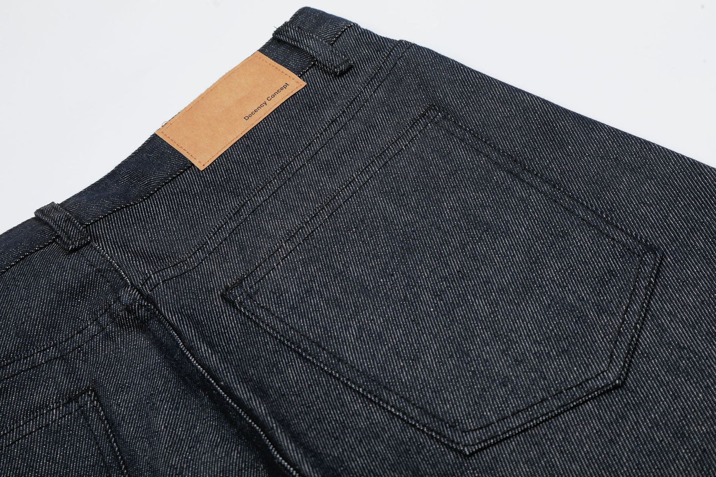 Button Fly Wide Leg Half Denim Jeans WN25941