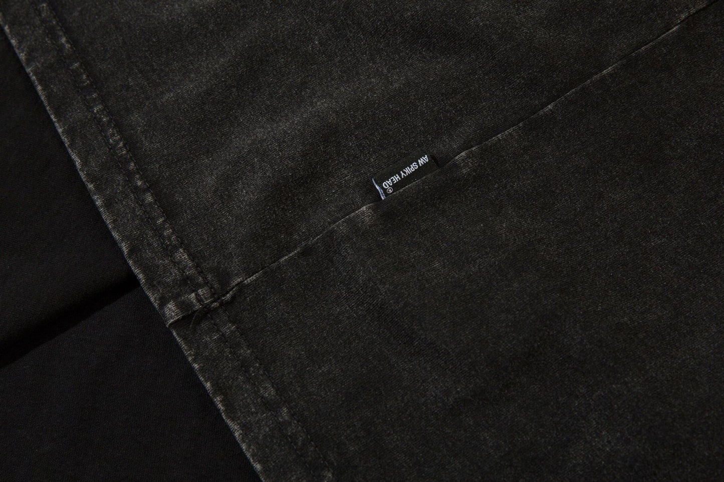 Embroidery Heavy Washed Oversize Short Sleeve T-Shirt WN16126