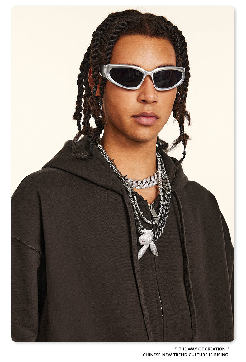 Oversize Zipper Hoodie WN9927