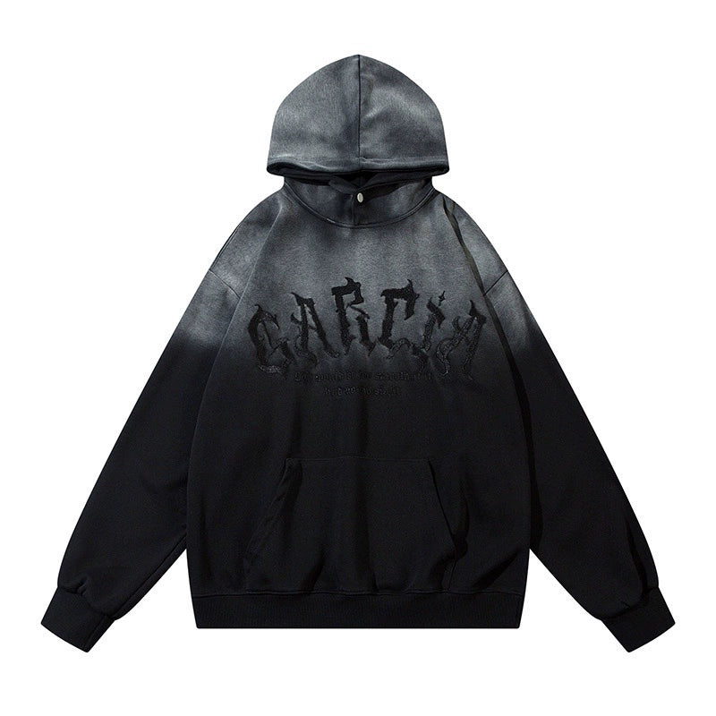 Gradient Embroidery Heavyweight Hoodie WN8397