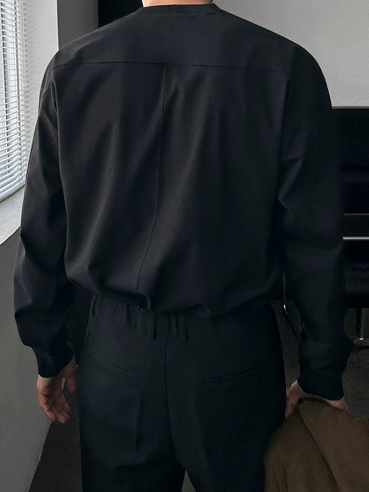 Cotton Simple Oversize Long Sleeve T-Shirt WN20330