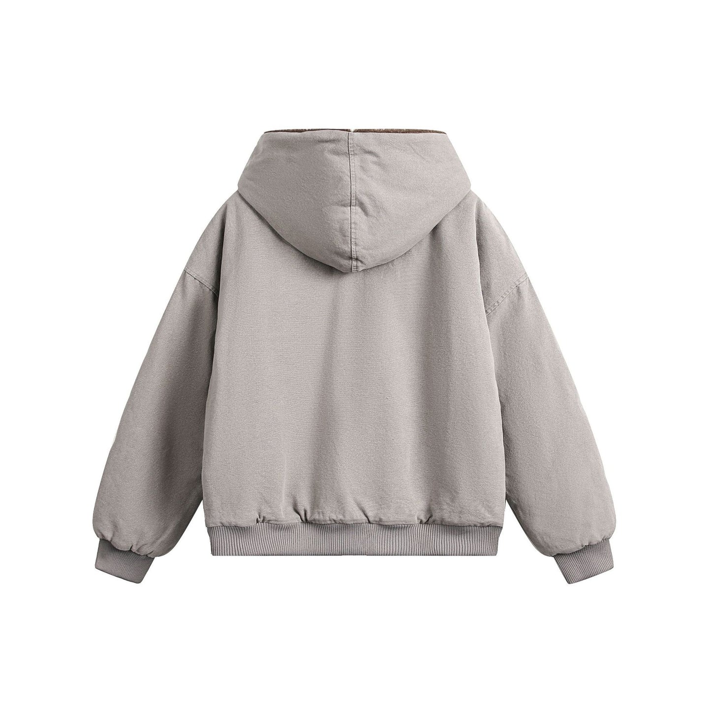 Fur Collar Sherpa-Lining Hooded Padded Jacket WN11363