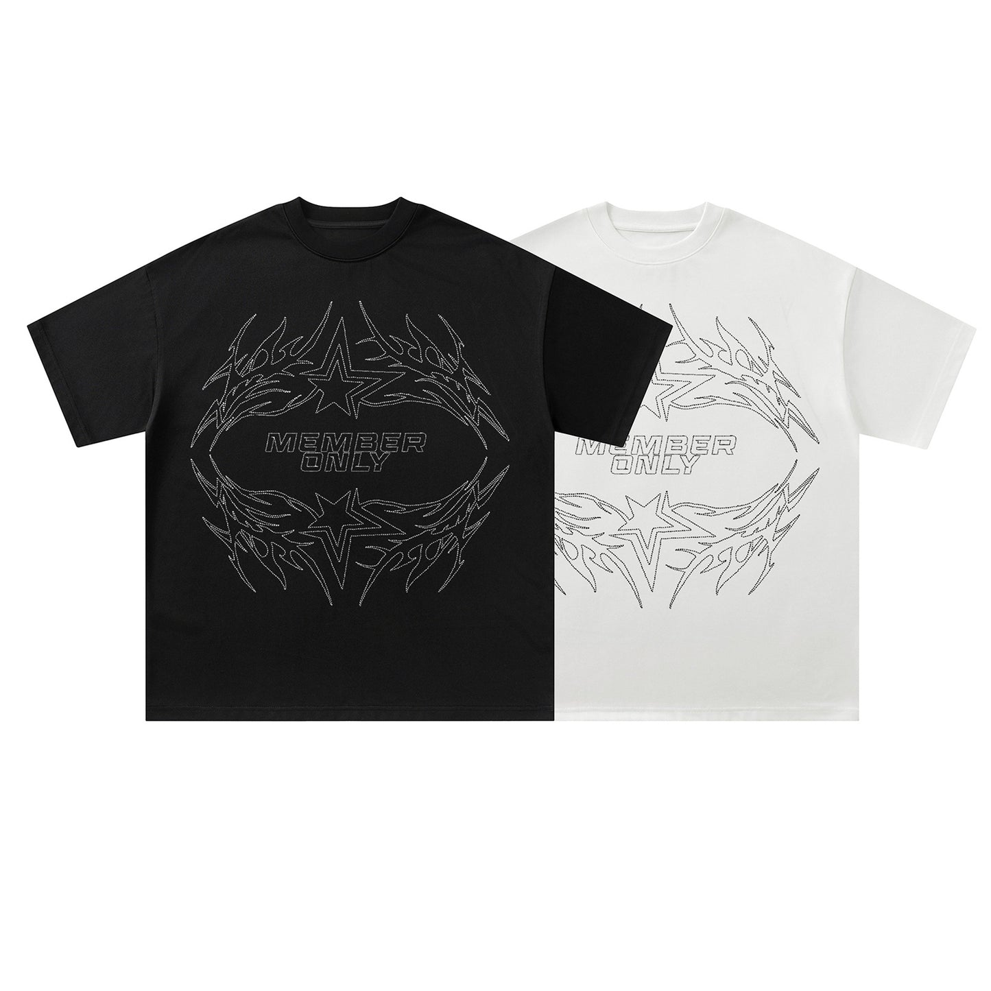 Letter Print Oversize Short Sleeve T-Shirt WN15063