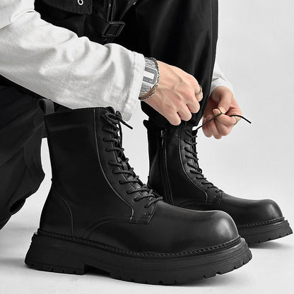 Platform Lace-Up Boots WN24535