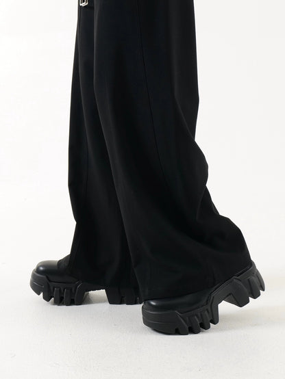 Bulldozer Chunky Sole Tank Leather Derby Loafers WN20783