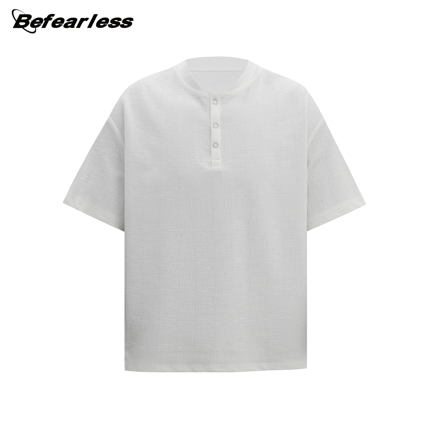 Henley Textured Short Sleeve T-Shirt WN26286