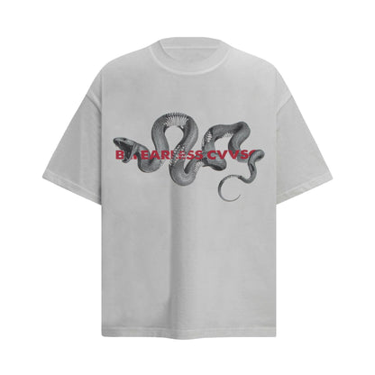 Wash Snake Print Short Sleeve T-Shirt WN14139