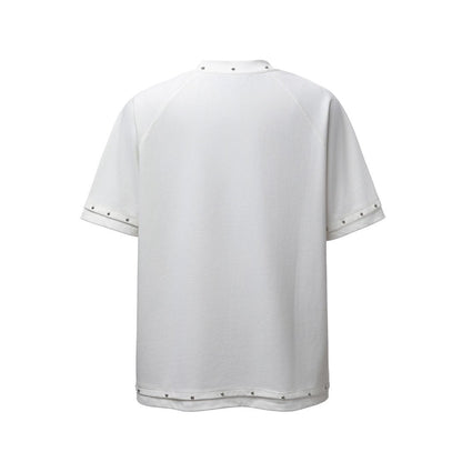 Studs Raglan Short Sleeve T-Shirt WN25505