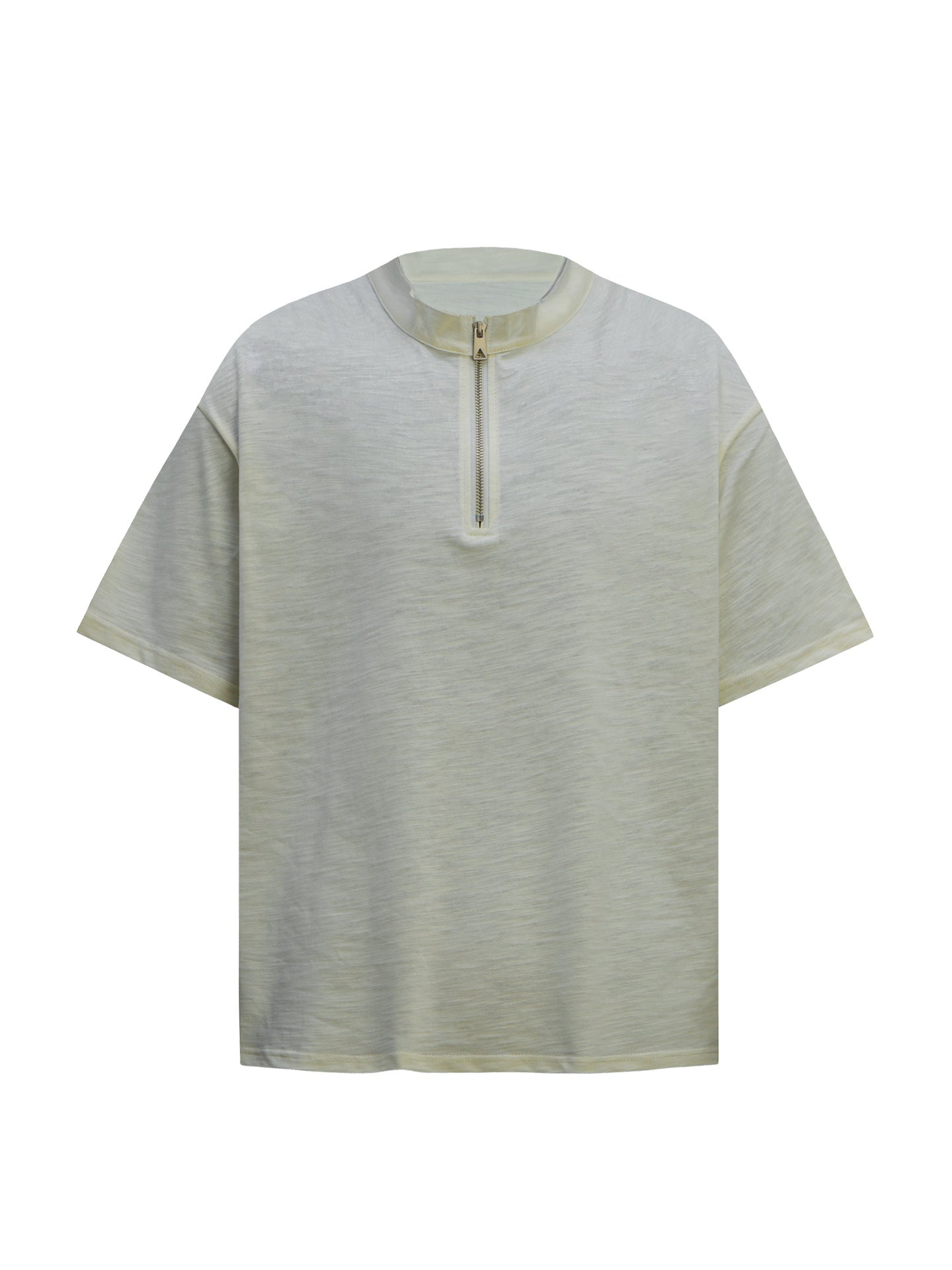 Half Zipper Short Sleeve T-Shirt WN26289