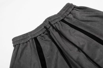 Number Graphic Short Sleeve T-Shirt & Stripe Wide Leg Pants Setup WN28062