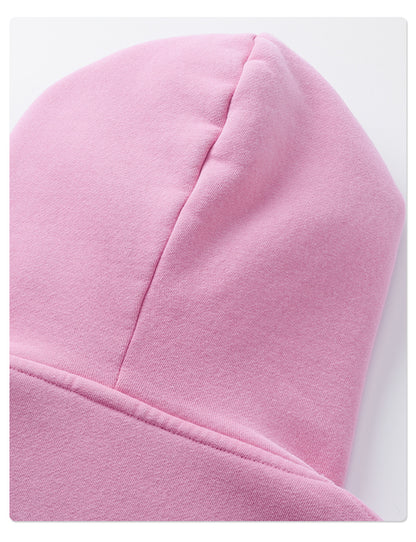 Fleece Lining Zip-Up Wax Dye Zipper Hoodie WN23111